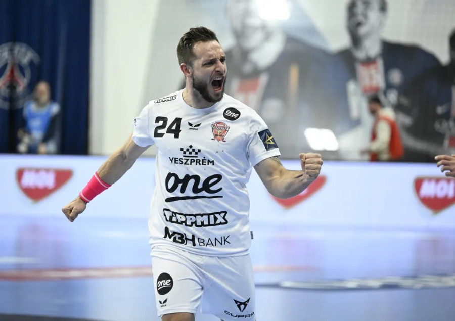 Párizsban is folytatta győzelmi sorozatát a Veszprém - Fotó: ehfcl.eurohandball.com