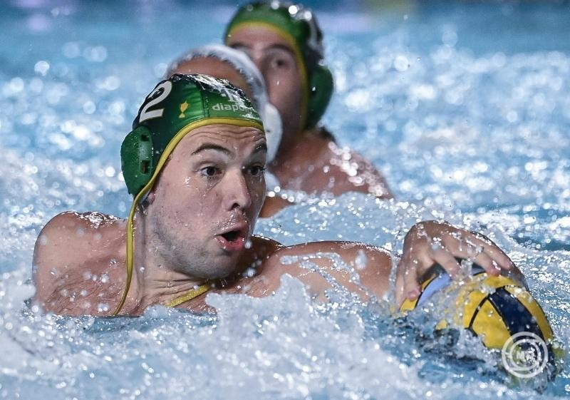 Gzira, 2025. június 1. Dusan Mandic, az FTC játékosa a férfi vízilabda Bajnokok Ligája négyes döntőjében játszott FTC-Telekom Waterpolo - VK Novi Beograd mérkőzésen a máltai Gzirában 2024. június 1-jén. MTI/Bodnár Boglárka