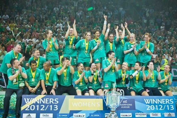 Veszprémben ünnepelhetett BL-győzelmet a Győr (archív fotó)