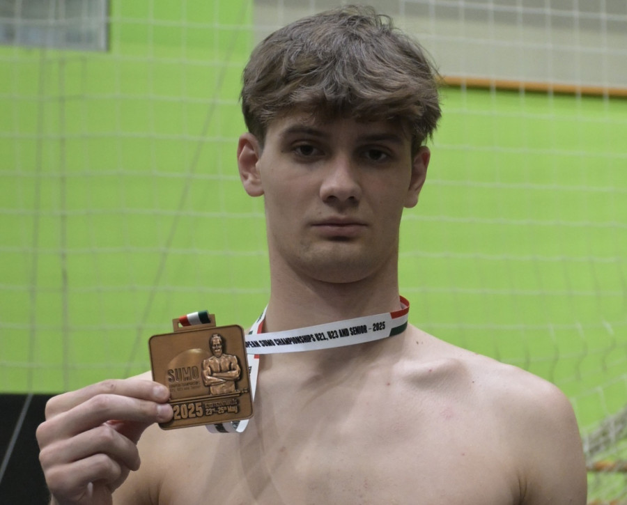 Jámbor Kristóf bronzérmet szerzett - Fotó: Centrum SE