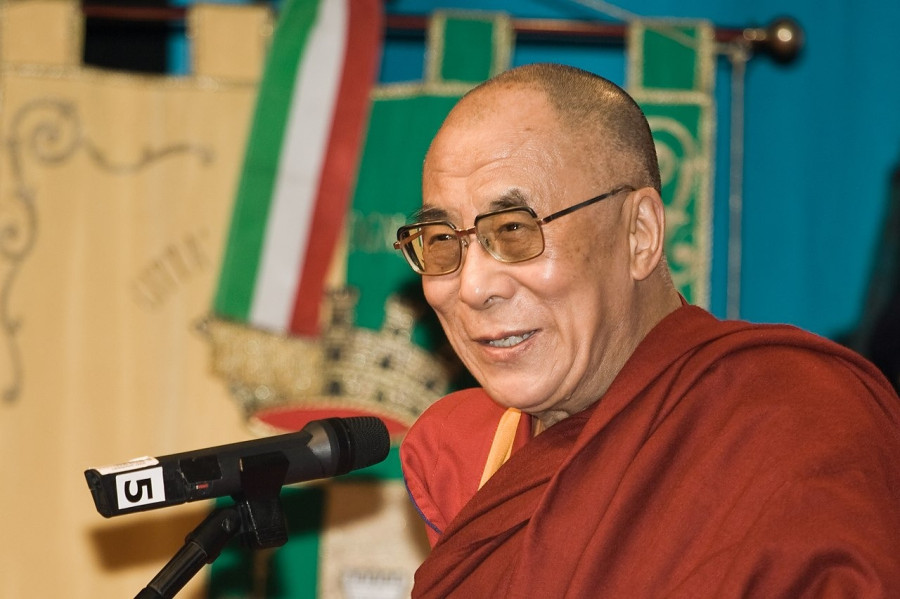 A 14. Dalai Láma 2007-ben Olaszországban (Fotó: Luca Galuzzi)