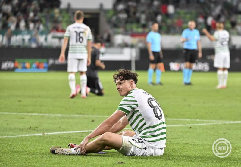 Tóth Alex, a Ferencváros játékosa a labdarúgó Bajnokok Ligája selejtezőjének negyedik fordulójában játszott Ferencvárosi TC - Qarabag mérkőzés után a Groupama Arénában 2025. augusztus 19-én. Ferencváros-Qarabag 1-3. MTI/Illyés Tibor