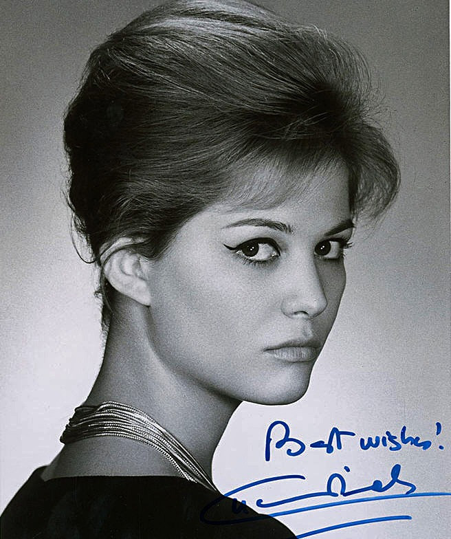 Claudia Cardinale dedikált fotója 1960-ból 