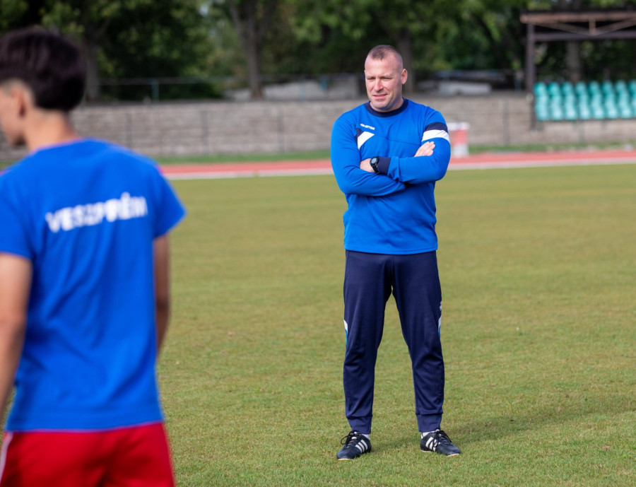 Gunther Zsolt: Igyekszünk kijönni a gödörből - Fotó: VSC Veszprém Facebook