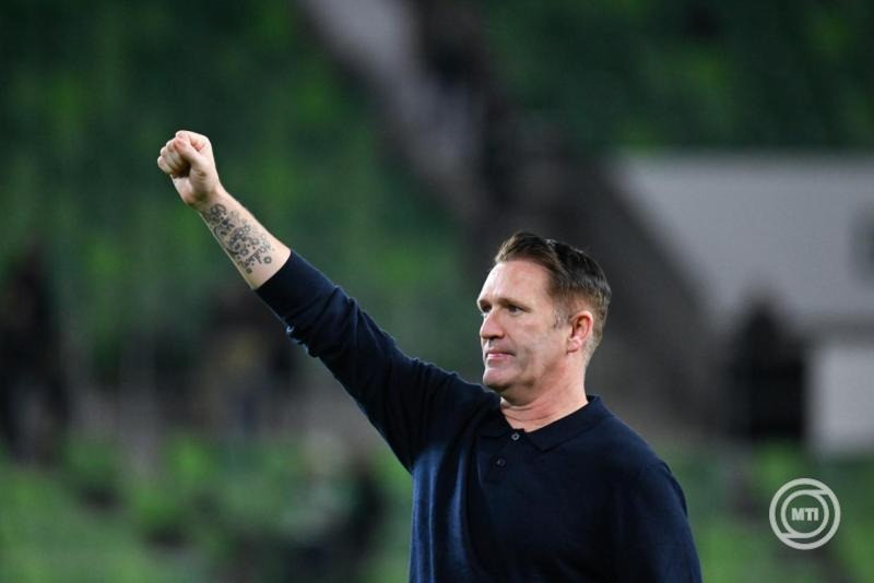 Robbie Keane, a Ferencváros vezetőedzője a labdarúgó Európa-liga alapszakaszának első fordulójában játszott Ferencváros TC - Viktoria Plzen mérkőzésen a budapesti Groupama Arénában 2025. szeptember 25-én. Ferencváros TC - Viktoria Plzen 1-1. MTI/Illyés Tibor