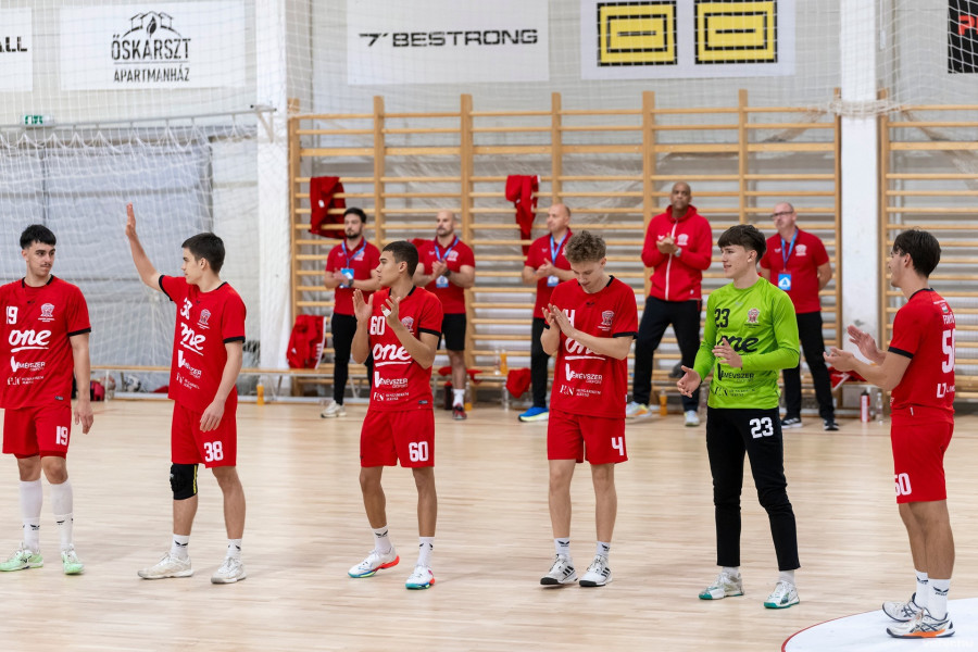 Tovább menetel a Veszprém Handball Academy U21 (archív fotó)