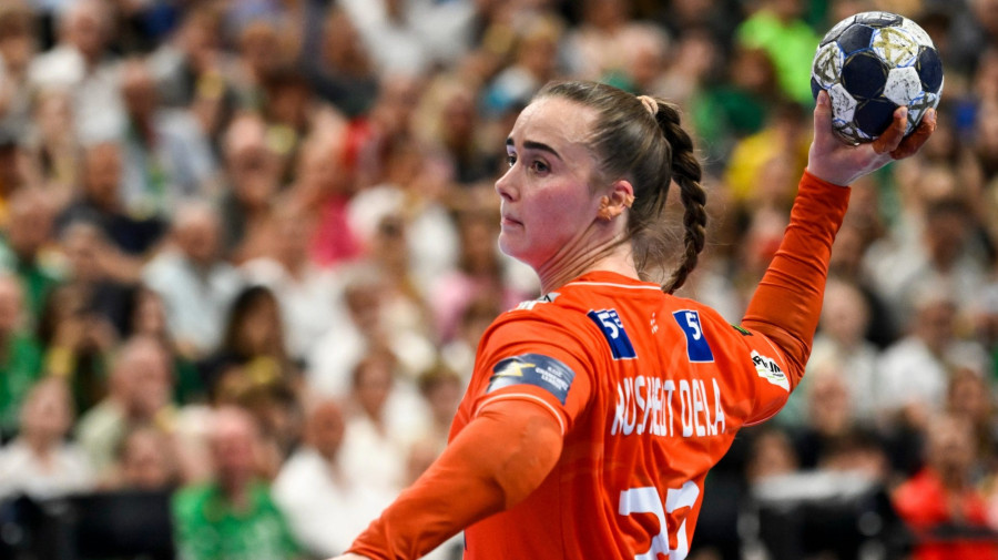 Thale Rushfeldt Deila, az Odense játékosa a nõi kézilabda Bajnokok Ligája döntõjében játszott Gyõri Audi ETO KC - Odense HB mérkõzésen az MVM Dome-ban 2025. június 1-jén.MTI/Purger Tamás