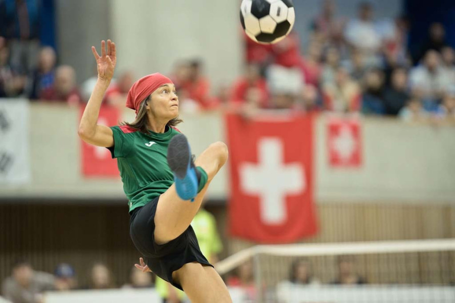 Lepsényi Boglárka őrzi a lábtenisz egyéni számának trónját - Fotók: labtenisz.hu