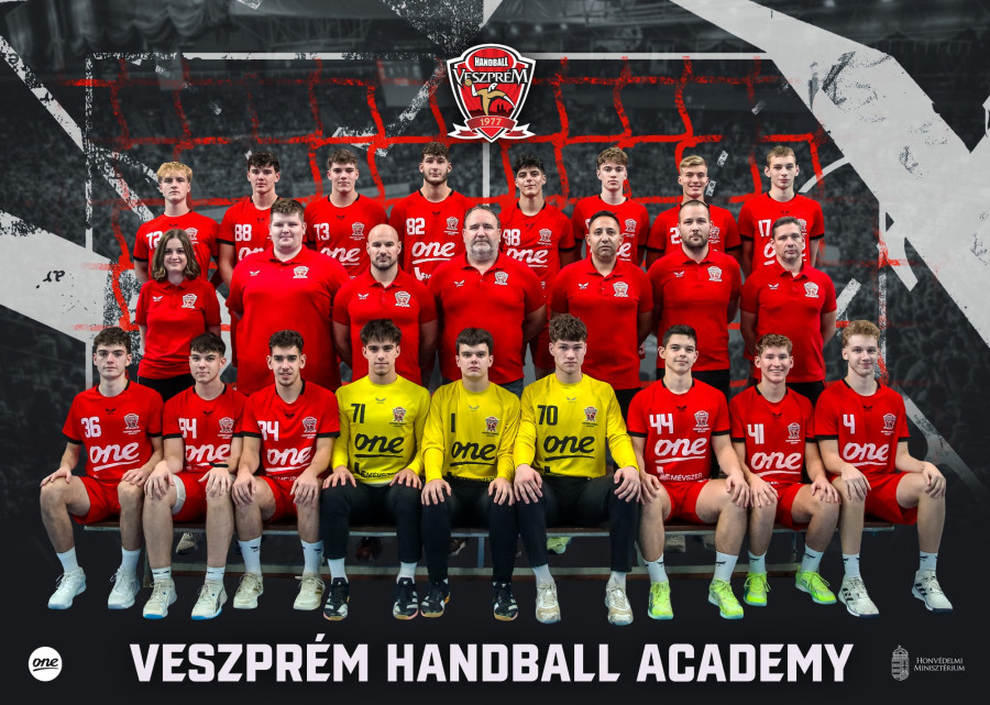 A veszprémi csapat az Európai ifjúsági kézilabdaligában - Fotó: VHA