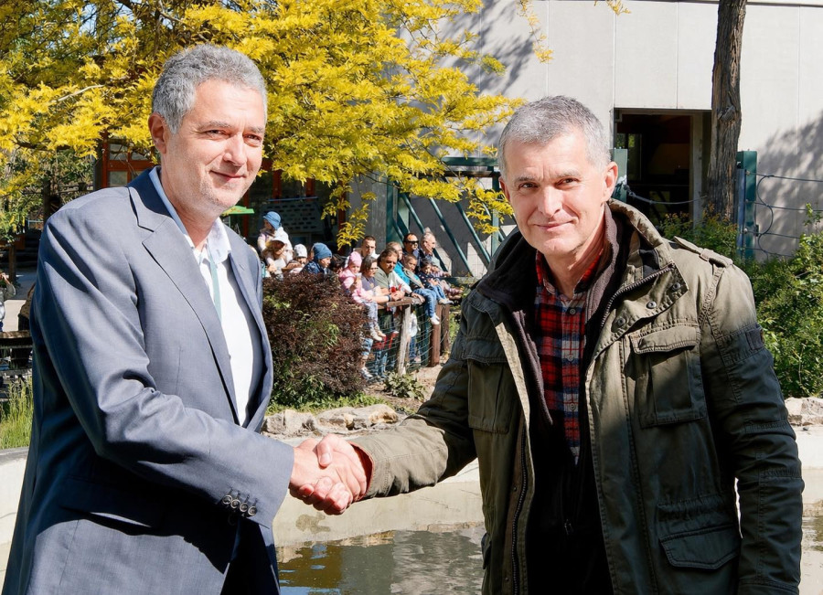 Sós Endre és Török László (fotó: Fővárosi Állat- és Növénykert)