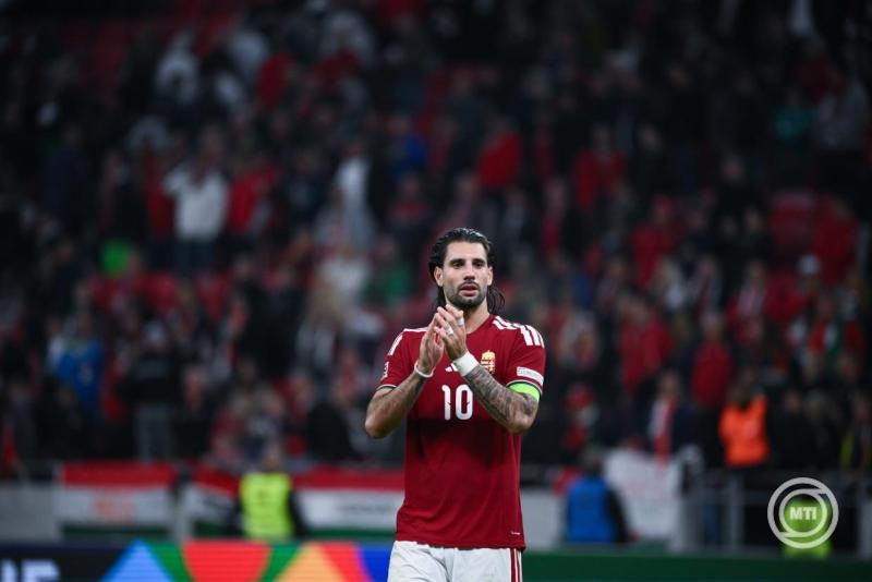 Szoboszlai Dominik a labdarúgó UEFA Nemzetek Ligája B-divíziójának Magyarország - Ukrajna nyitómérkőzésén a Puskás Arénában 2026. szeptember 25-én. MTI/Bodnár Boglárka
