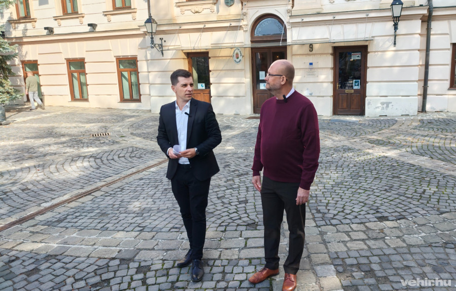 Varga Tamás alpolgármester és Gerstmár Ferenc önkormányzati képviselő