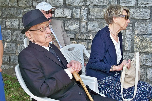 A rendezvényen részt vett Schweitzer József, nyugalmazott országos főrabbi is