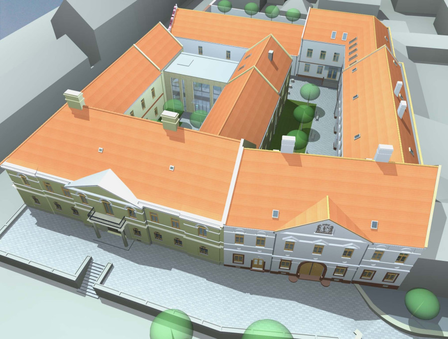 A járási központ látványterve