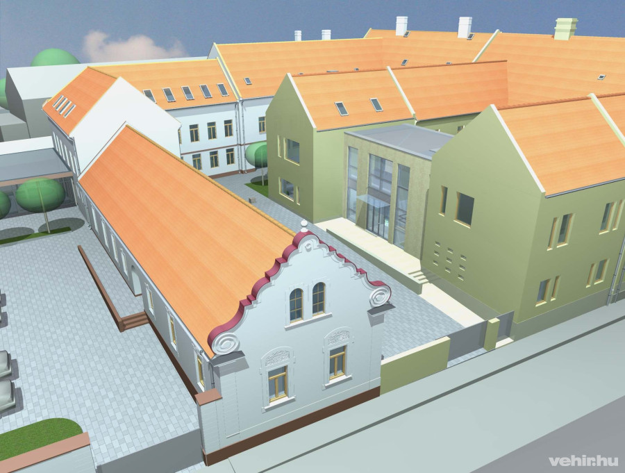 ... helyette udvart alakítanak ki