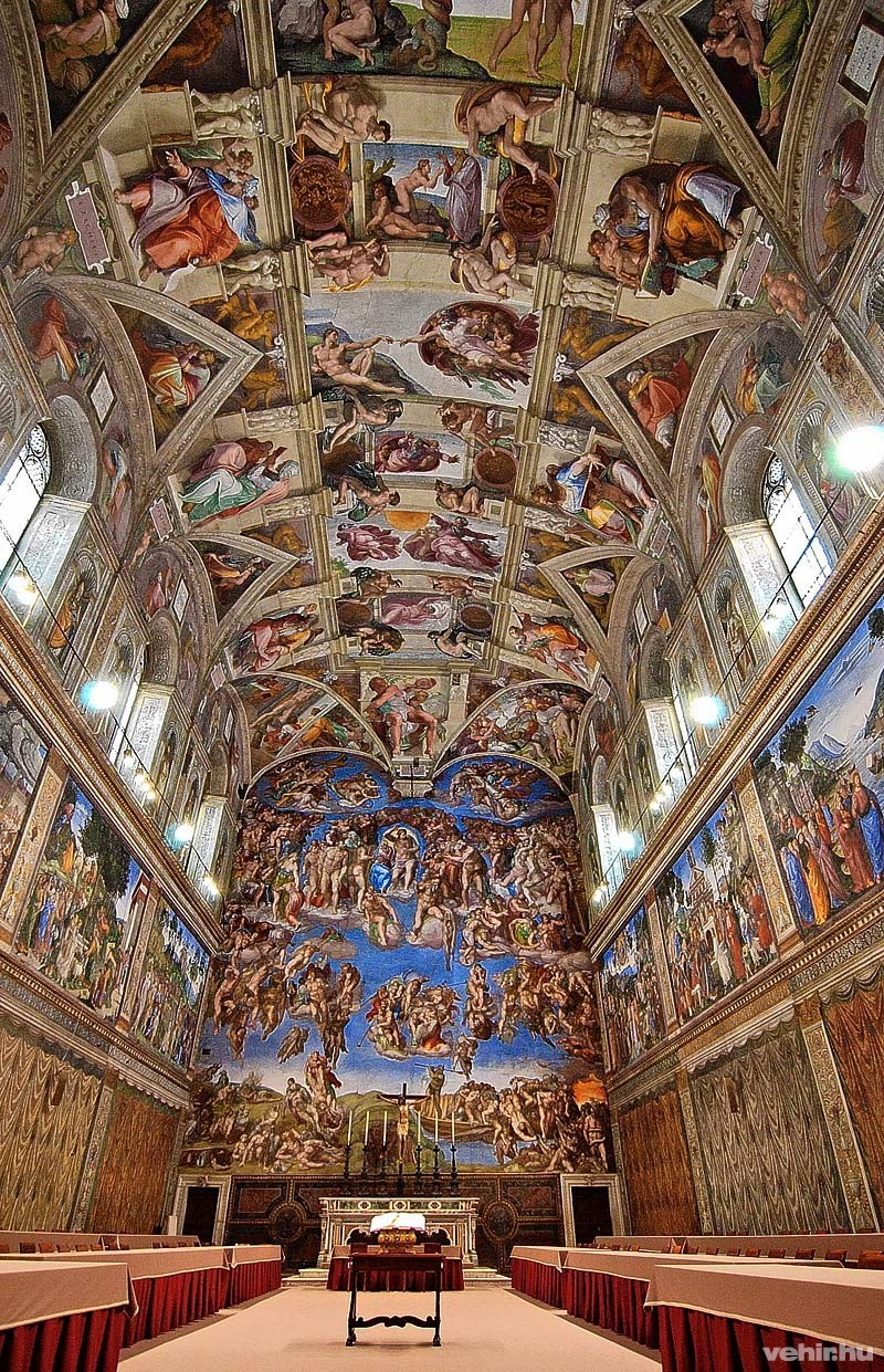 A Sixtus-kápolnában látható a világ talán leghíresebb freskója