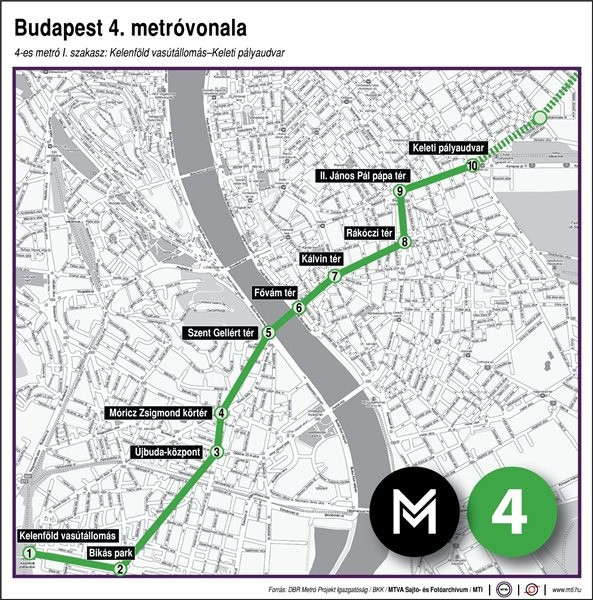 A 4-es metró vonala