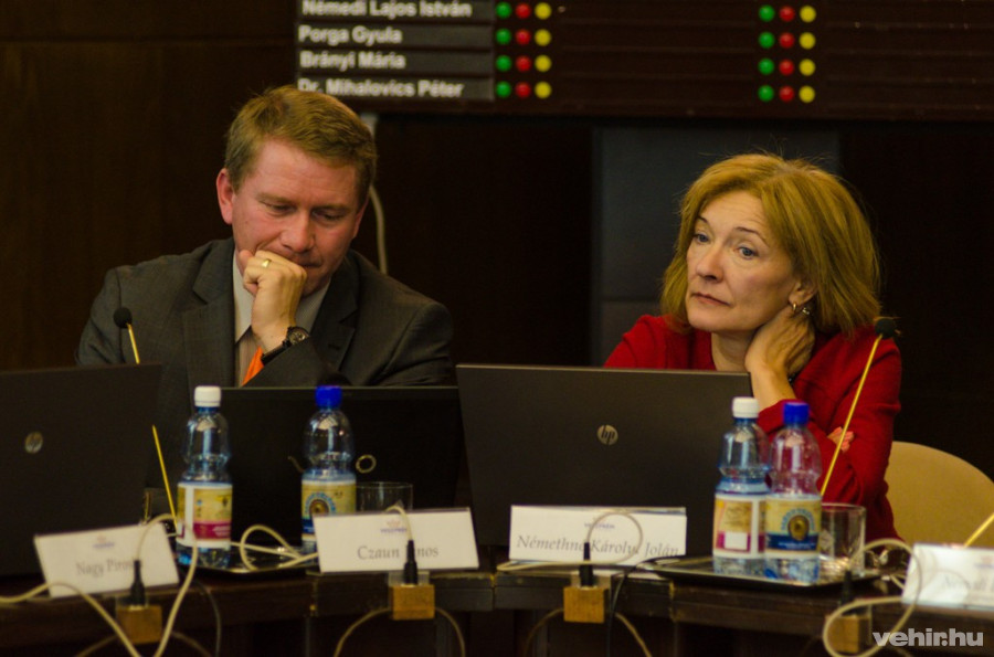 Czaun János és Némethné Károlyi Jolán