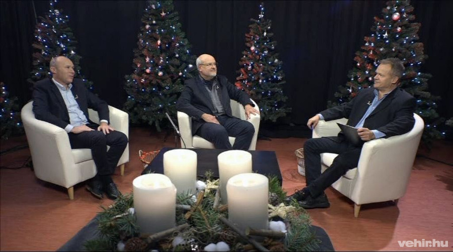 A „Veszprém TV 30 Plusz” című rendhagyó műsorban Porga Gyula is a stúdió vendége volt
