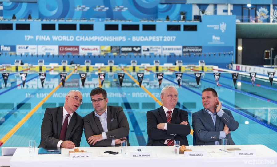 Balog Zoltán, Seszták Miklós, Tarlós István és Fürjes Balázs - MTI Fotó: Szigetváry Zsolt