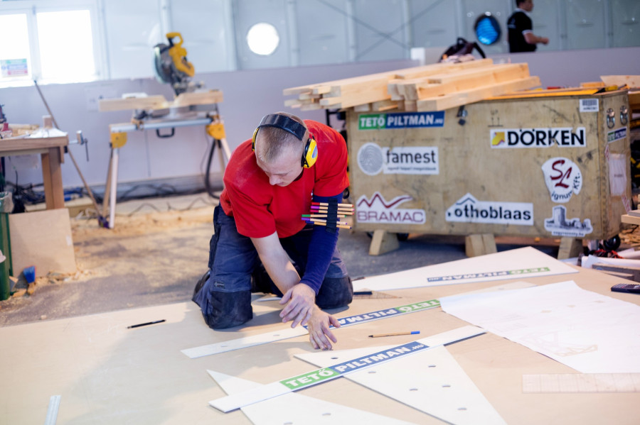 Gábor a versenyen / Fotó: flickrs.com/worldskills