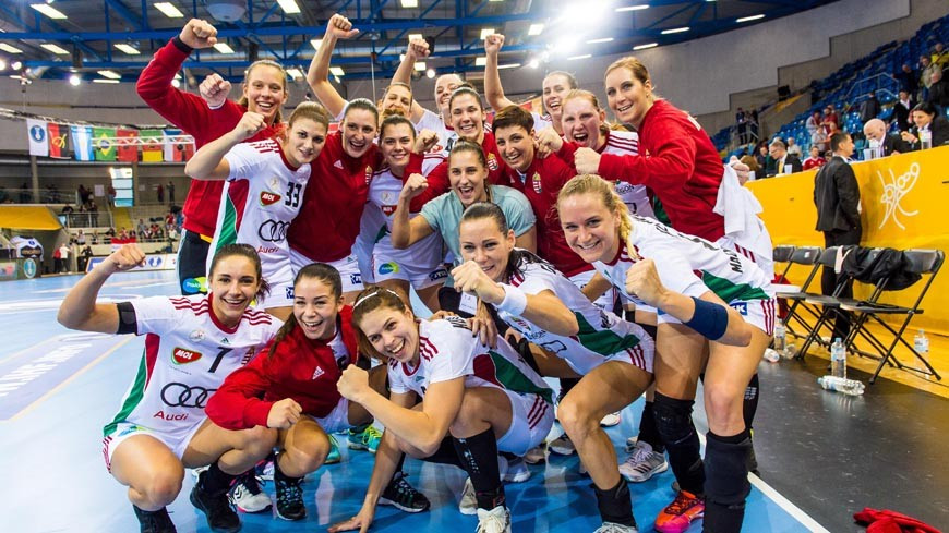 A mieink a lenygelek elleni siker után - fotó: germanyhandball2017.com - Marco Wolf