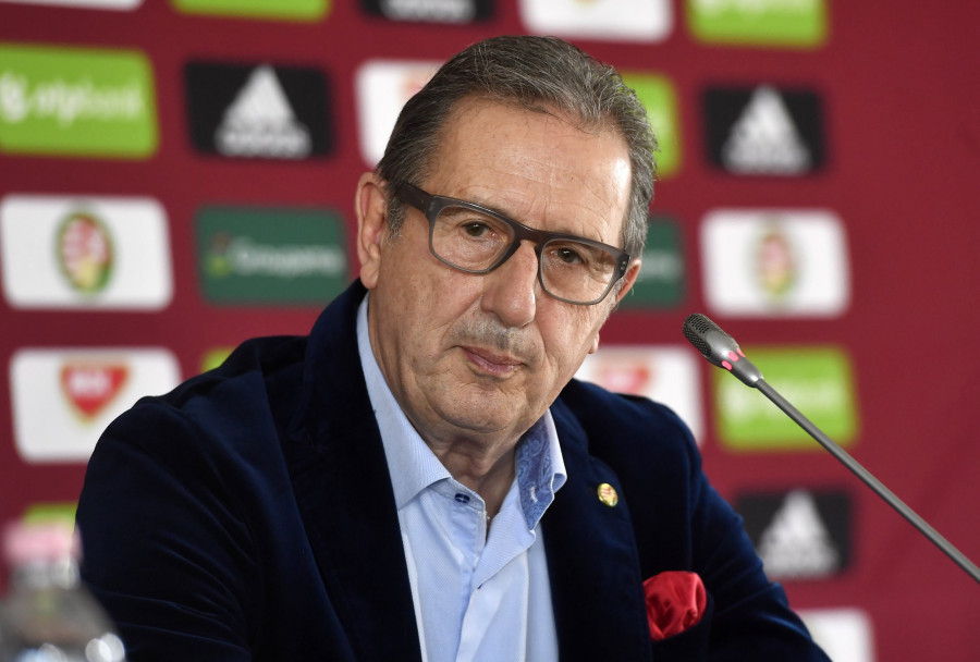 Georges Leekens, a magyar labdarúgó-válogatott szövetségi kapitánya – MTI Fotó: Illyés Tibor