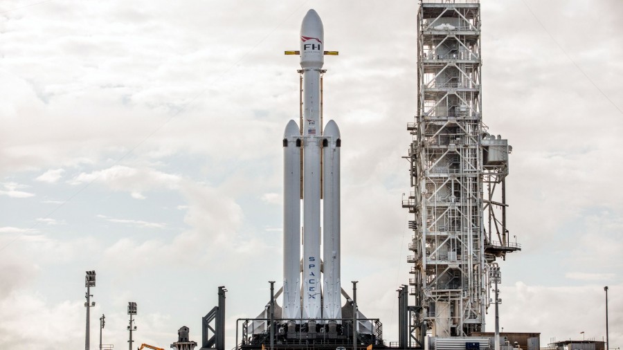 A Falcon Heavy (fotó: SpaceX)
