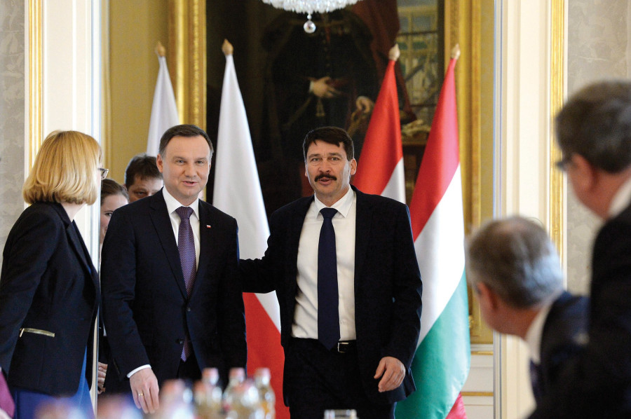 Andrzej Duda és Áder János- fotó: The Budapest Times