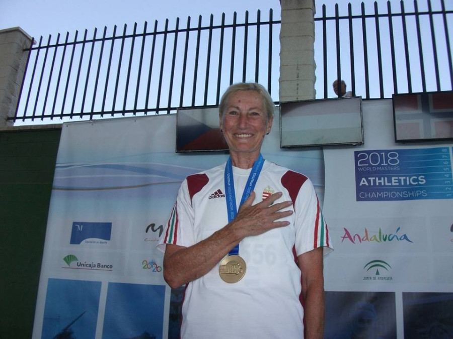 Gosztolai Mária kétszer is a dobogó tetejére állhatott - Fotó: VEDAC