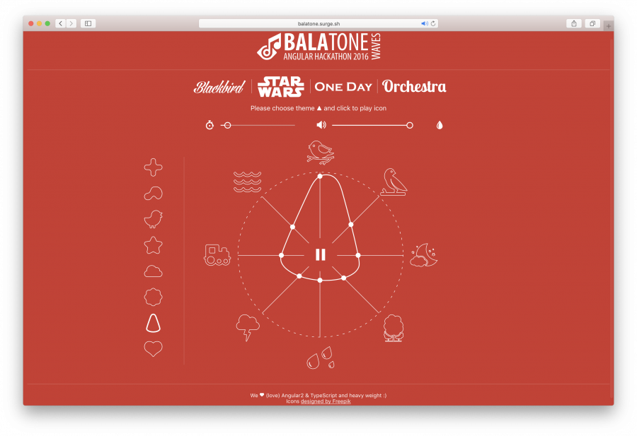 Az első nyertes app, a Balatone