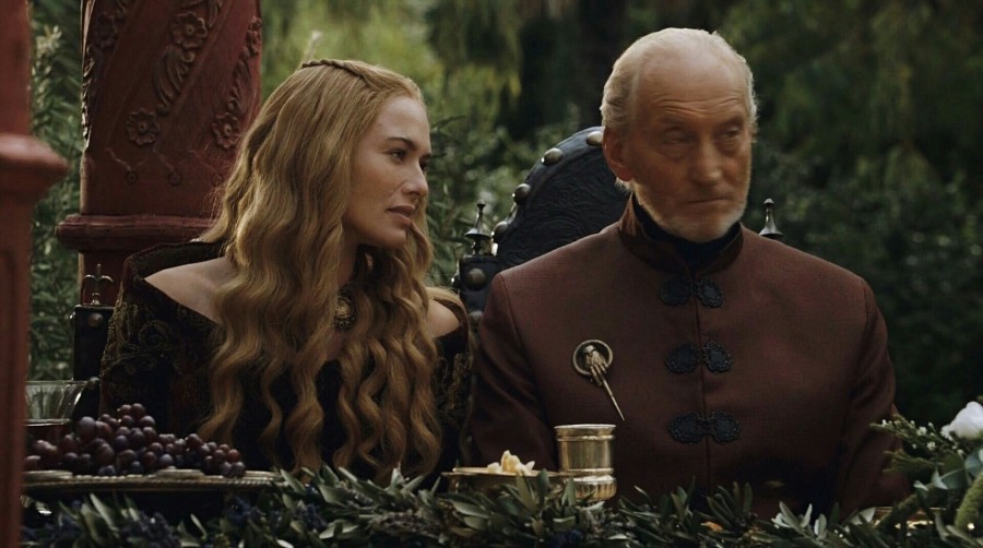 Cercei és apja, Tywin Lannister 