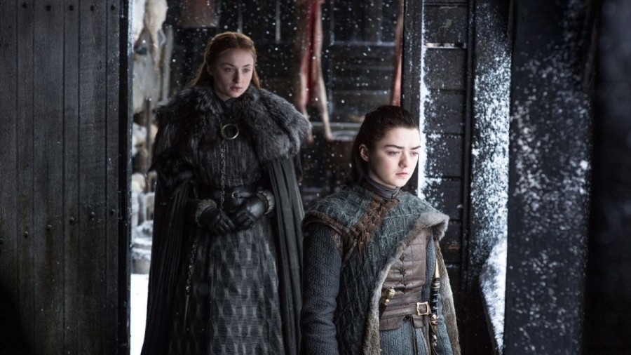 Sansa és Arya Stark (fotó: CNN)