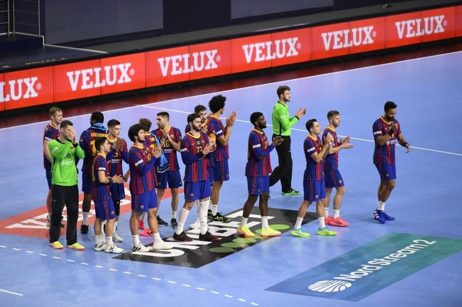 A Barca már a döntőben - Fotó: Telekom Veszprém Facebook