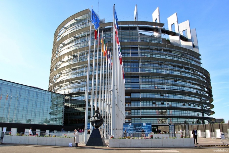 Az EP strasbourg-i székhéza
