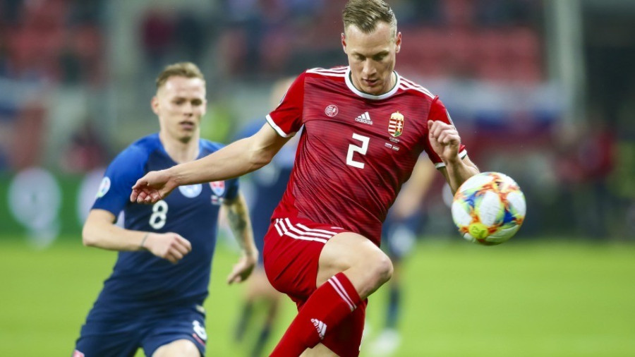 Lang Ádám 59 alkalommal szerepelt már a nemzeti együttesben - Fotó: mlsz.hu (archív)