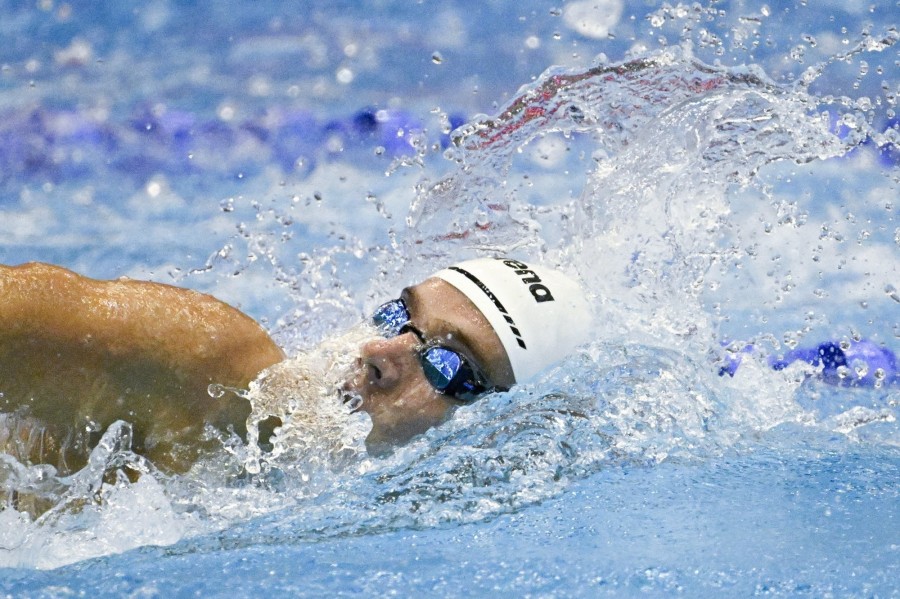 Rasovszky Kristóf döntős a leghosszabb medencés távon - Fotó: MTI/Koszticsák Szilárd (archív)