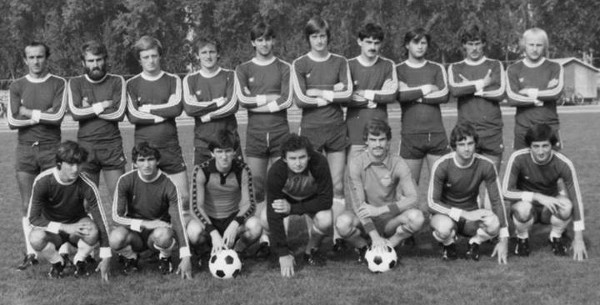 A Bakony Vegyész TC csapata az 1982-1983-as idényben