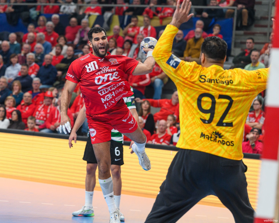 Ahmed Adel marad Veszprémben (archív fotó)