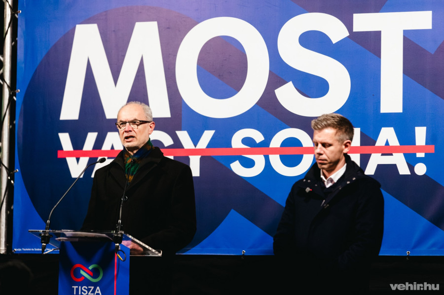 Dr. Gáspár Levente és Magyar Péter