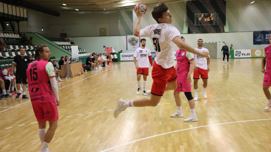 Imre Bence két góllal járult hozzá csapata sikeréhez - Fotó: One Veszprém HC/Kolozsvári Barnabás
