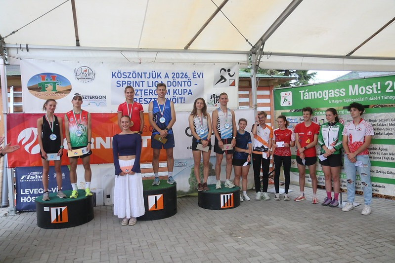 A Sprint Liga dobogósai - Fotó: Máthé István