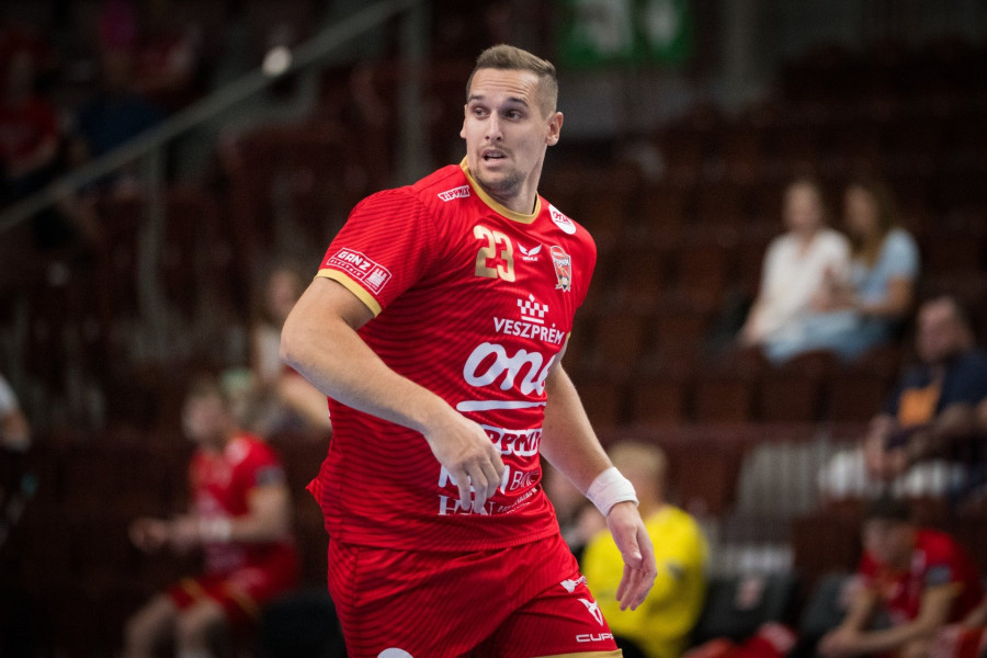 Ligetvári Patrik góljaival zárult az összecsapás - Fotó: handballveszprem.hu (archív)